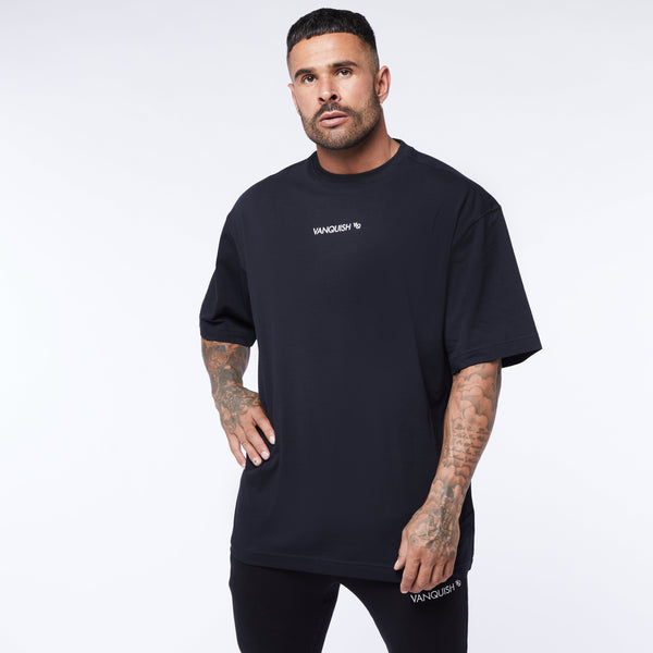 Vanquish Core Black Oversized T Shirt 1枚目の画像