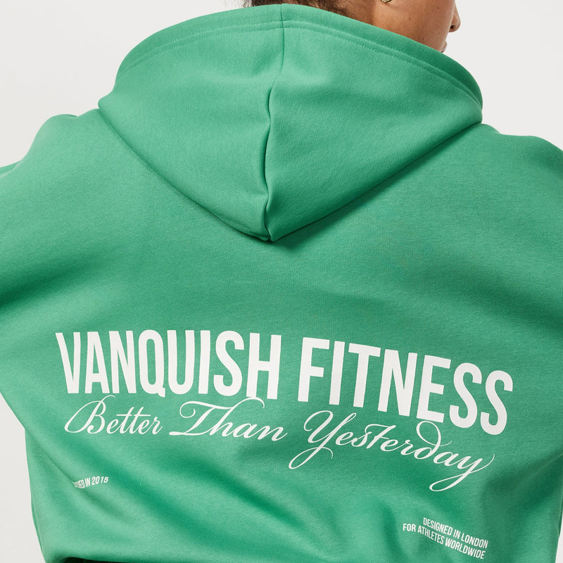 Vanquish Apple Green Rejuvenate Full Zip Oversized Hoodie 3枚目の画像