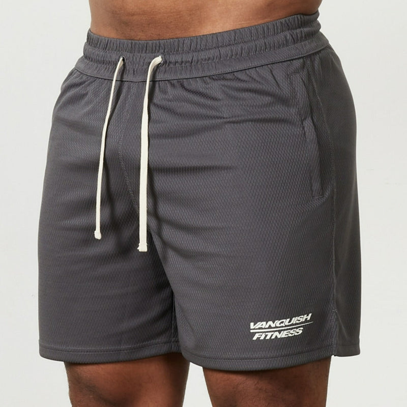 Vanquish Speed Charcoal Grey Mesh Shorts 1枚目の画像