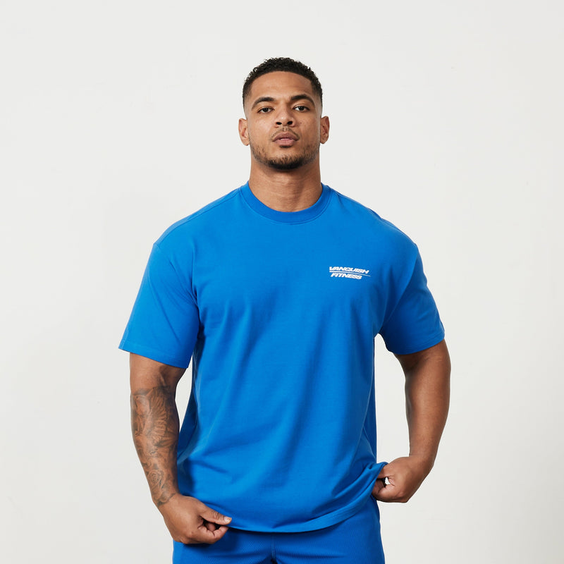 Vanquish Speed Cobalt Blue Oversized T Shirt 1枚目の画像