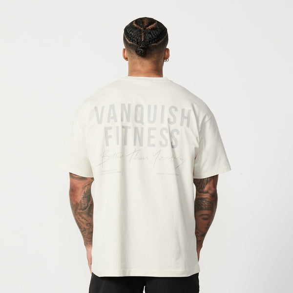 Vanquish TSP Vintage White Consistency Oversized T Shirt 2枚目の画像