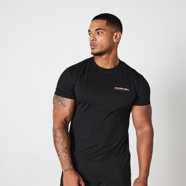 Vanquish Black Athletics Division Fitted T Shirt 1枚目の画像