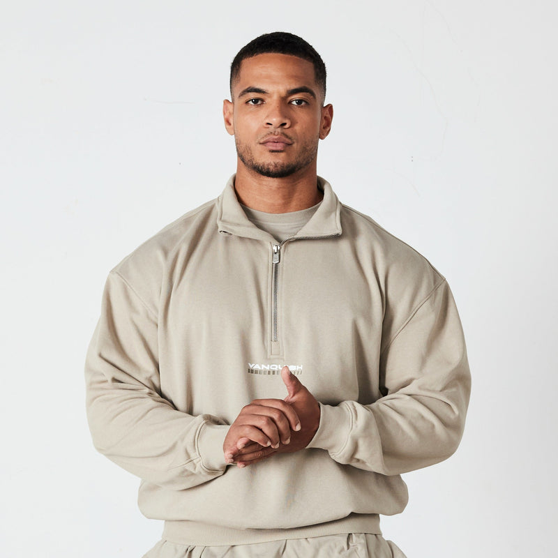 Vanquish Stone Athletics Division Quarter Zip Sweater 1枚目の画像
