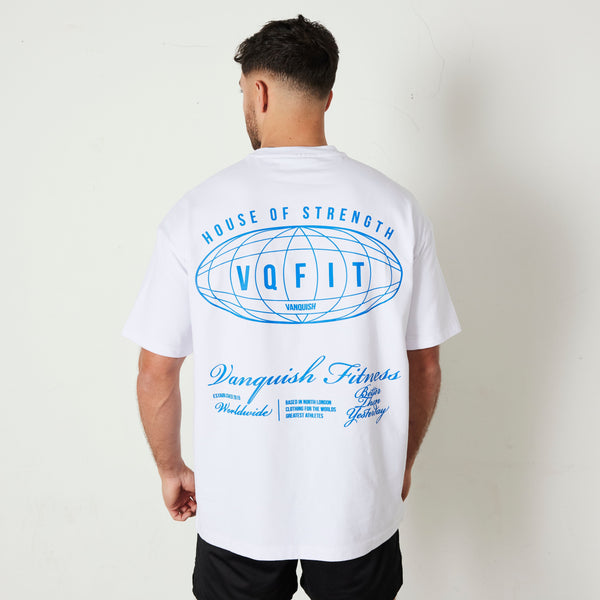 Vanquish TSP White Worldwide Oversized T Shirt 1枚目の画像