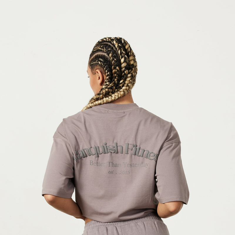 Vanquish Restore Cinder Brown Oversized T Shirt 3枚目の画像