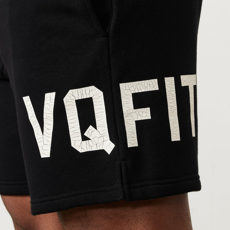 Vanquish VQFIT Distressed Print Black Shorts 2枚目の画像