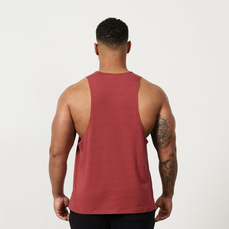 Vanquish VQFIT Distressed Print Brick Red Tank 4枚目の画像