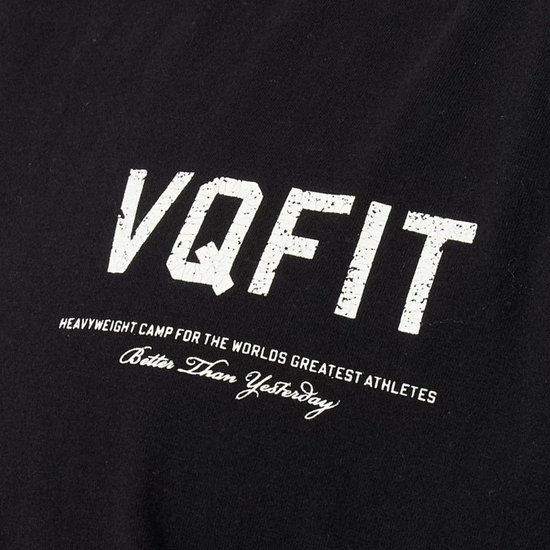 Vanquish VQFIT Distressed Print Black Oversized T Shirt 3枚目の画像