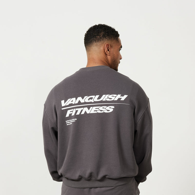 Vanquish Speed Charcoal Grey Oversized Sweater 2枚目の画像