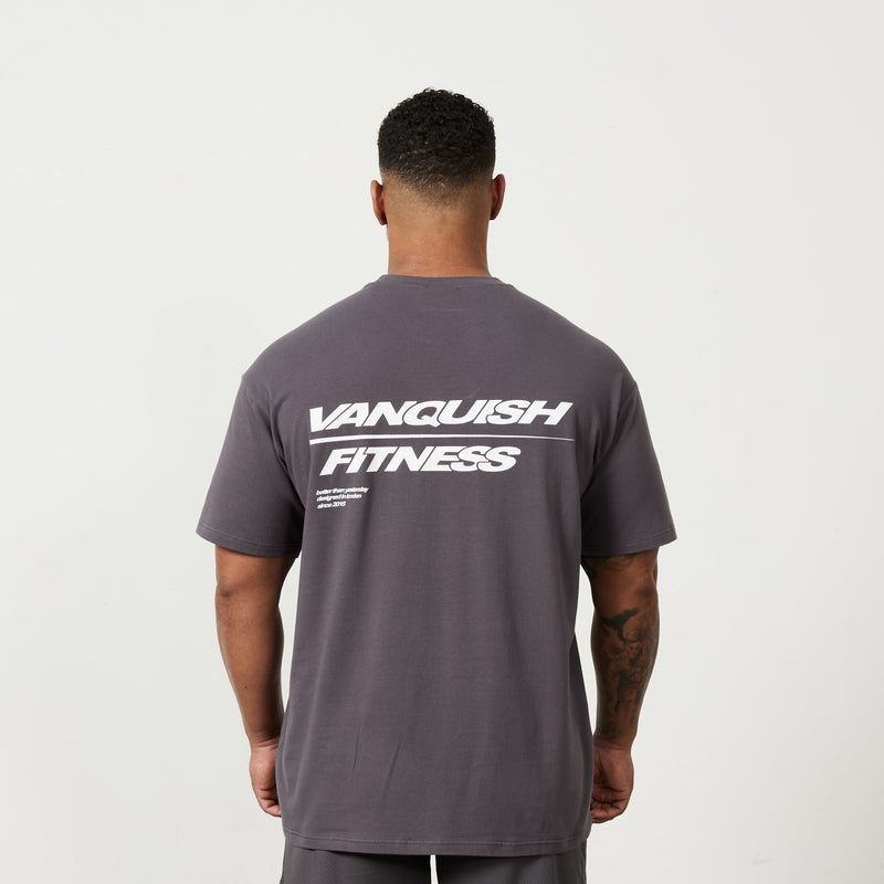 Vanquish Speed Charcoal Grey Oversized T Shirt 2枚目の画像