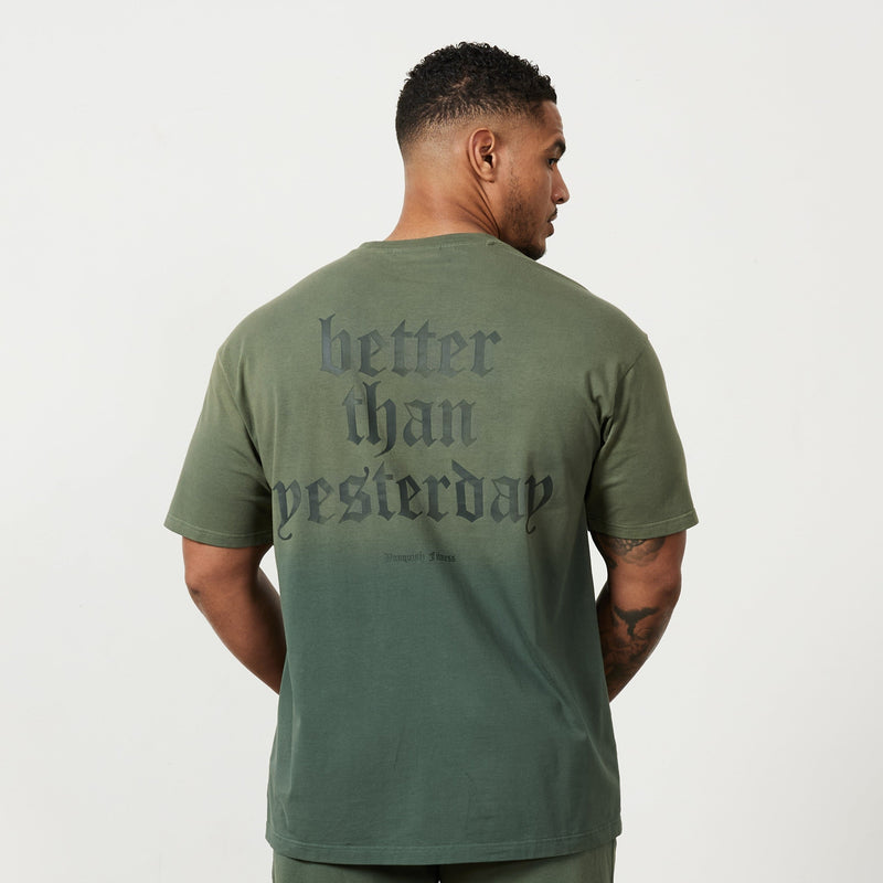 Vanquish Sun-faded Green Oversized T Shirt 4枚目の画像