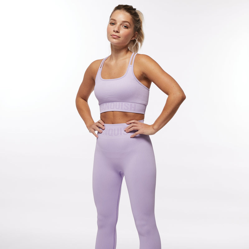 Vanquish Ribbed Lilac Seamless Bra 5枚目の画像