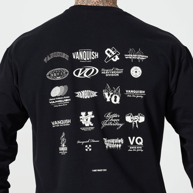 Vanquish TSP Black 2023 Collective Long Sleeve Oversized T Shirt 2枚目の画像