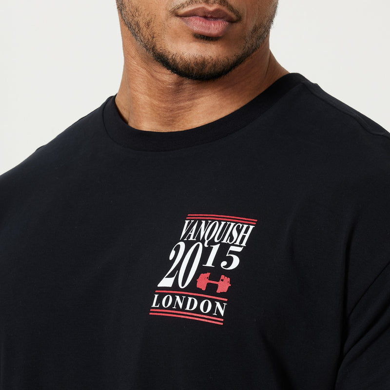 Vanquish TSP Black Muscle Oversized T Shirt 3枚目の画像