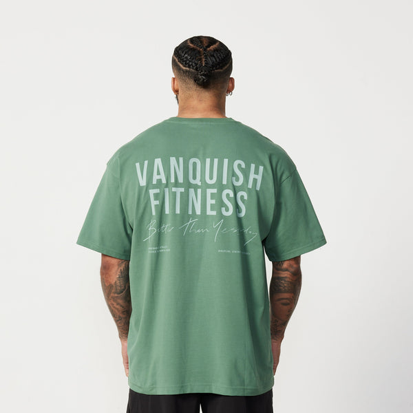 Vanquish TSP Fern Green Consistency Oversized T Shirt 2枚目の画像