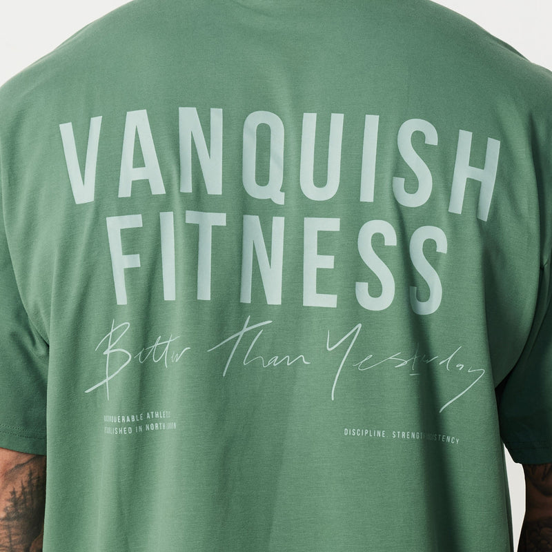 Vanquish TSP Fern Green Consistency Oversized T Shirt 4枚目の画像