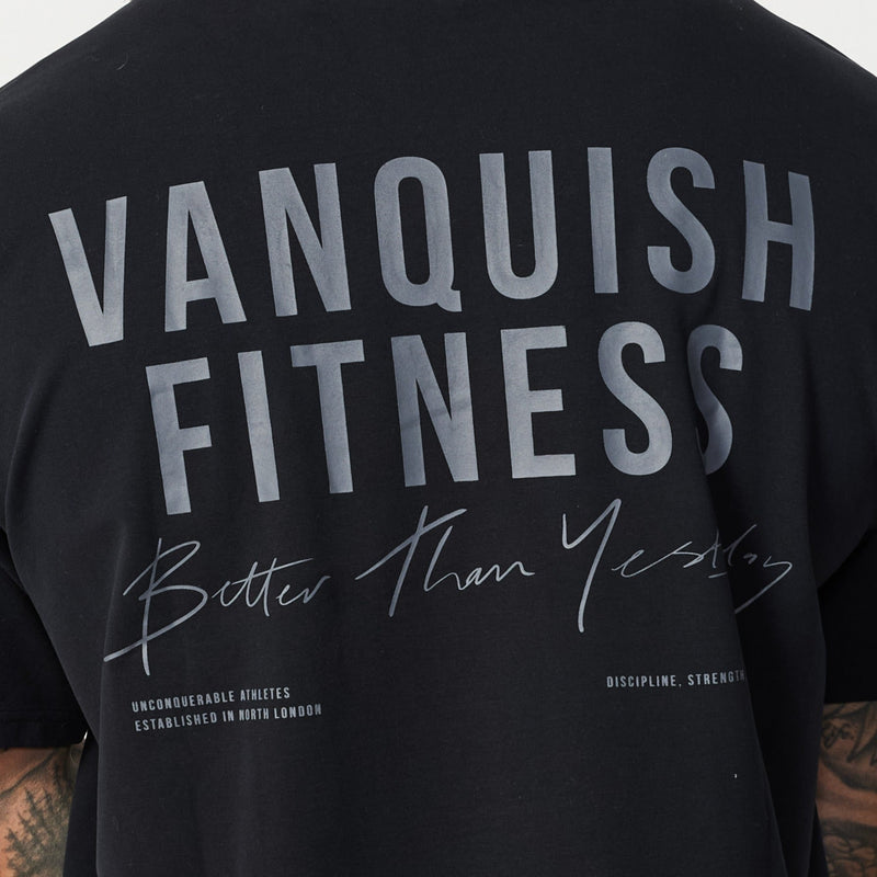 Vanquish TSP Black Consistency Oversized T Shirt 4枚目の画像