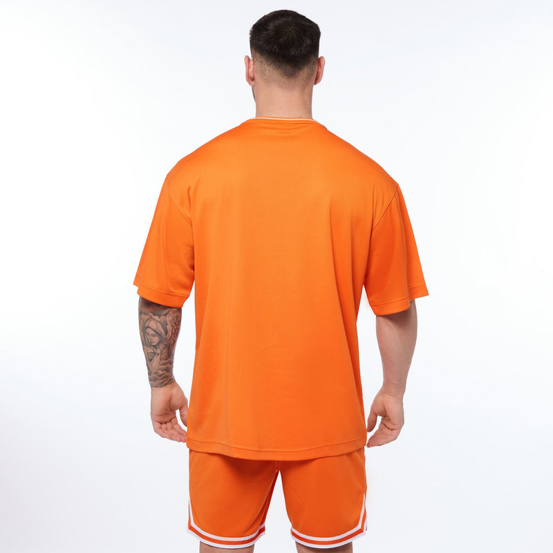 VANQUISH FITNESS Throwbackモデル オレンジ オーバーサイズ Tシャツ 国内発送 4枚目の画像