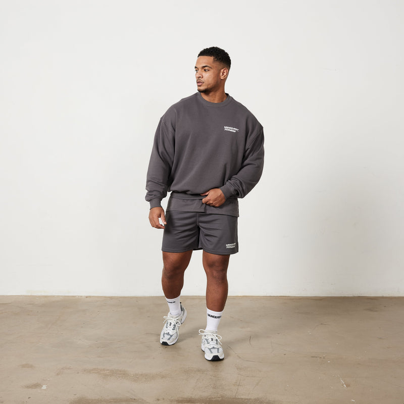 Vanquish Speed Charcoal Grey Oversized Sweater 5枚目の画像
