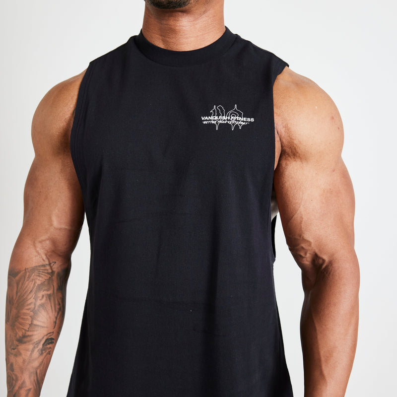 Vanquish TSP Black Determination Sleeveless T Shirt 3枚目の画像