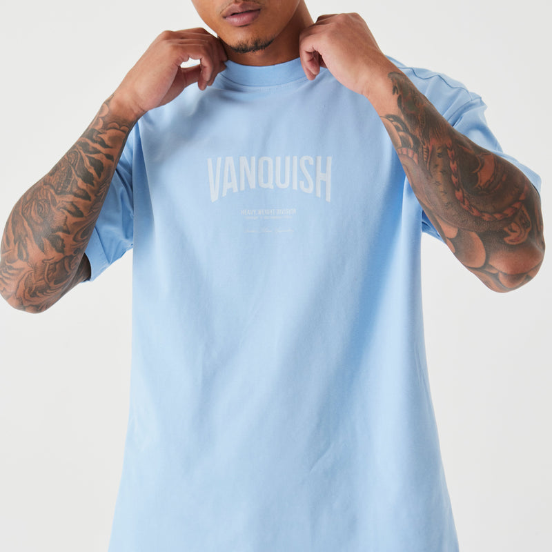 Vanquish Heavyweight Division Blue Oversized T-Shirt 3枚目の画像