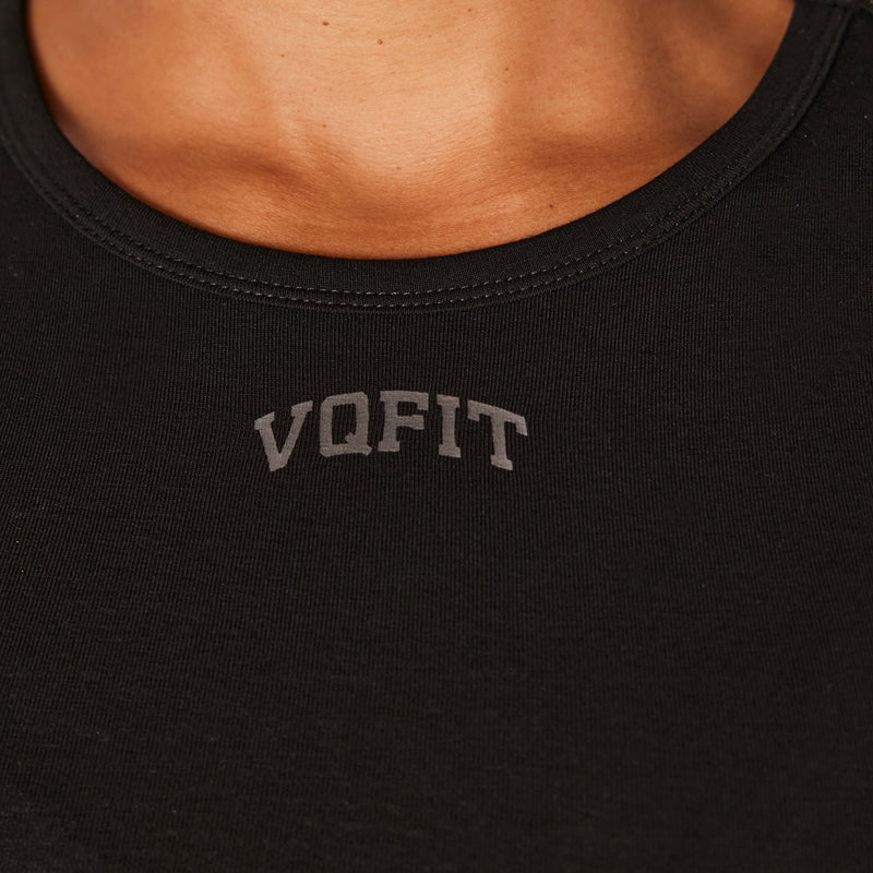 Vanquish Jet Black VQFIT Cap Sleeve T Shirt 2枚目の画像