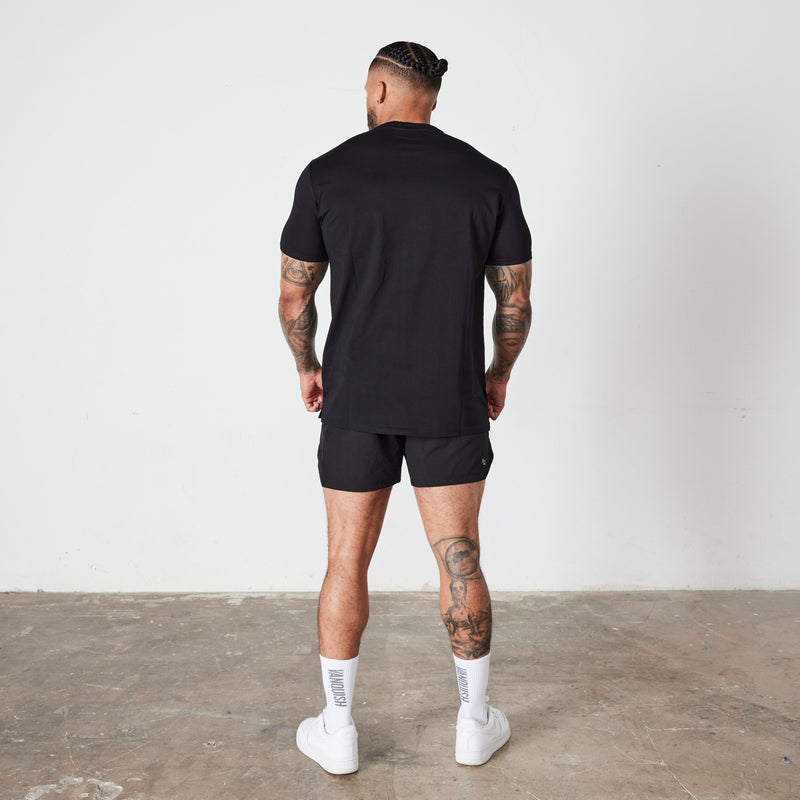 Vanquish Essential Black Reflective Slim Fit Short Sleeve T Shirt 3枚目の画像