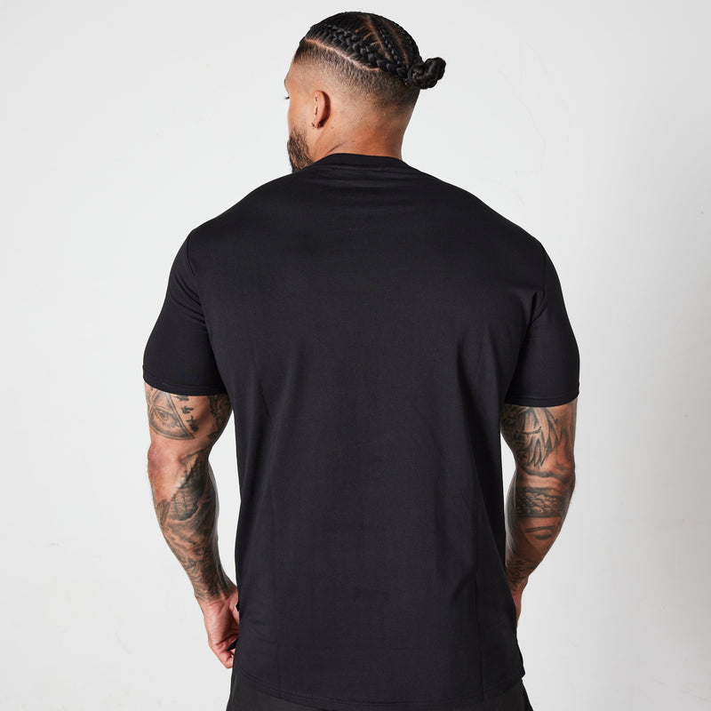 Vanquish Essential Black Reflective Slim Fit Short Sleeve T Shirt 4枚目の画像