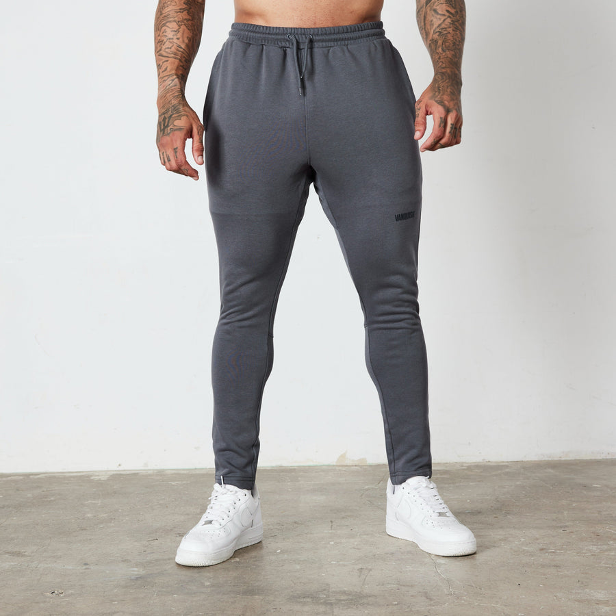 Vanquish Essential Denim Blue Tapered Fit Sweatpants 1枚目の画像