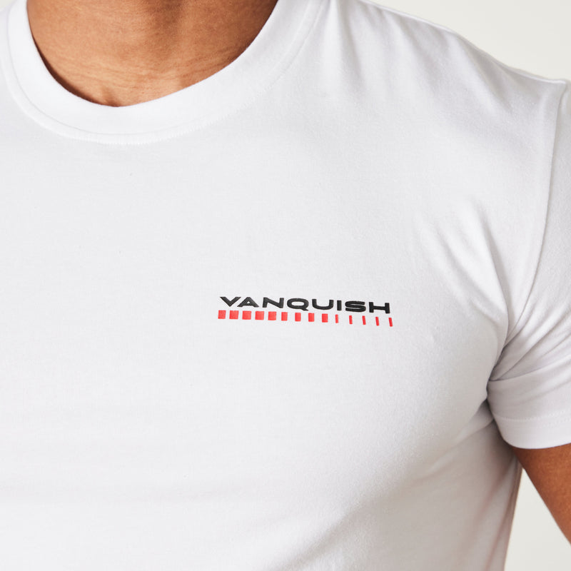 Vanquish White Athletics Division Fitted T Shirt 4枚目の画像