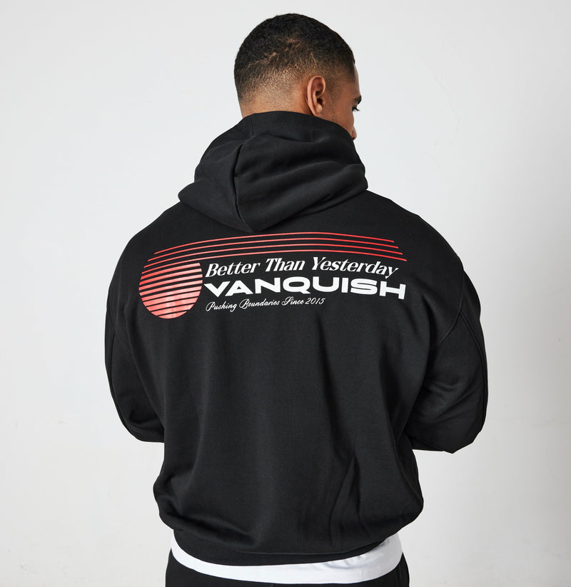 Vanquish Black Athletics Division Oversized Pullover Hoodie 2枚目の画像