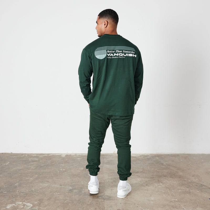 Vanquish Green Athletics Division Oversized Long Sleeve T Shirt 4枚目の画像