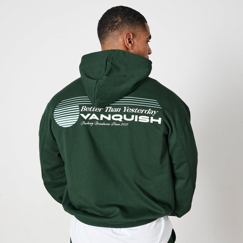 Vanquish Green Athletics Division Oversized Pullover Hoodie 2枚目の画像