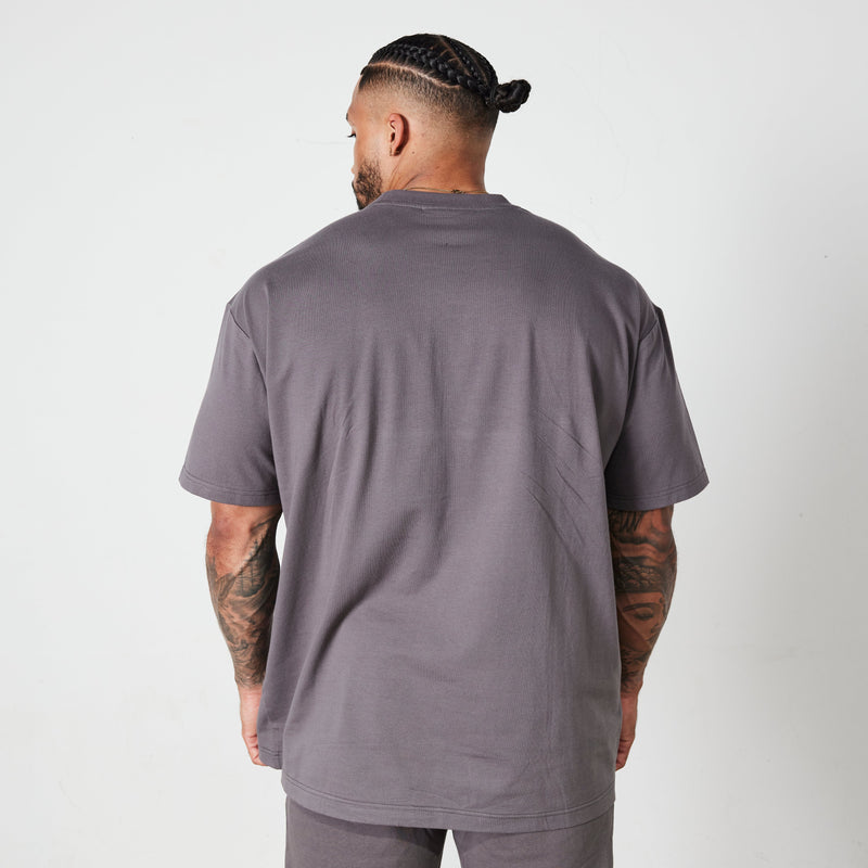 Vanquish Dark Grey Signature Collection Oversized T Shirt 4枚目の画像