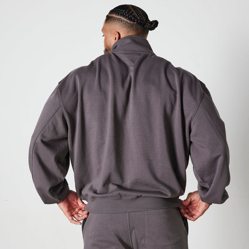 Vanquish Dark Grey Signature Collection Quarter Zip Sweater 4枚目の画像