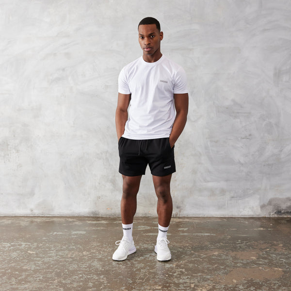 Vanquish Essential White Slim Fit Short Sleeve T Shirt 1枚目の画像