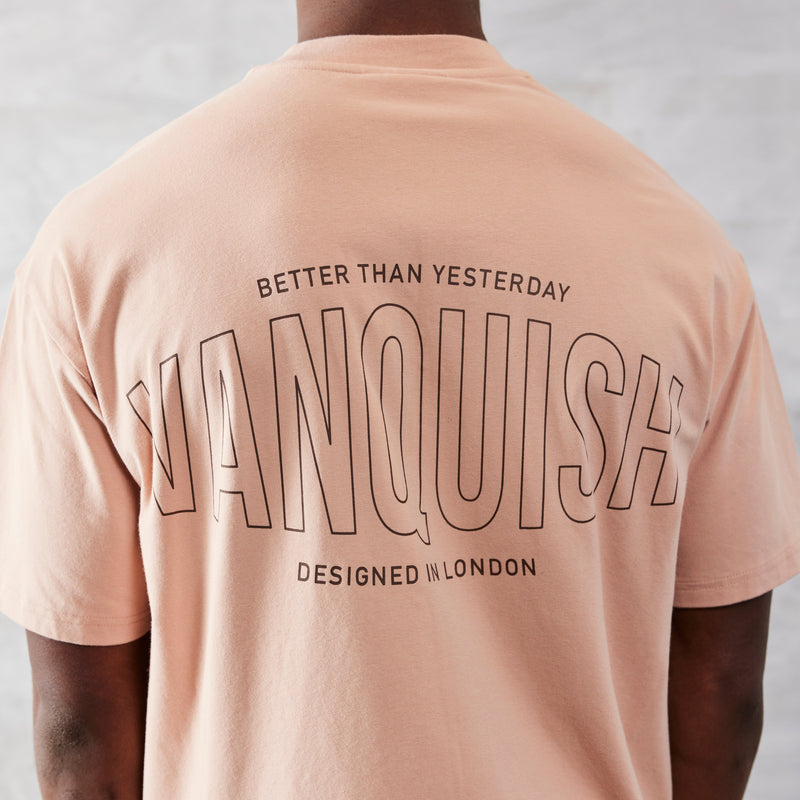 VANQUISH FITNESS TSPモデル クレイピンク Undeniable オーバーサイズ Tシャツ 国内発送 2枚目の画像