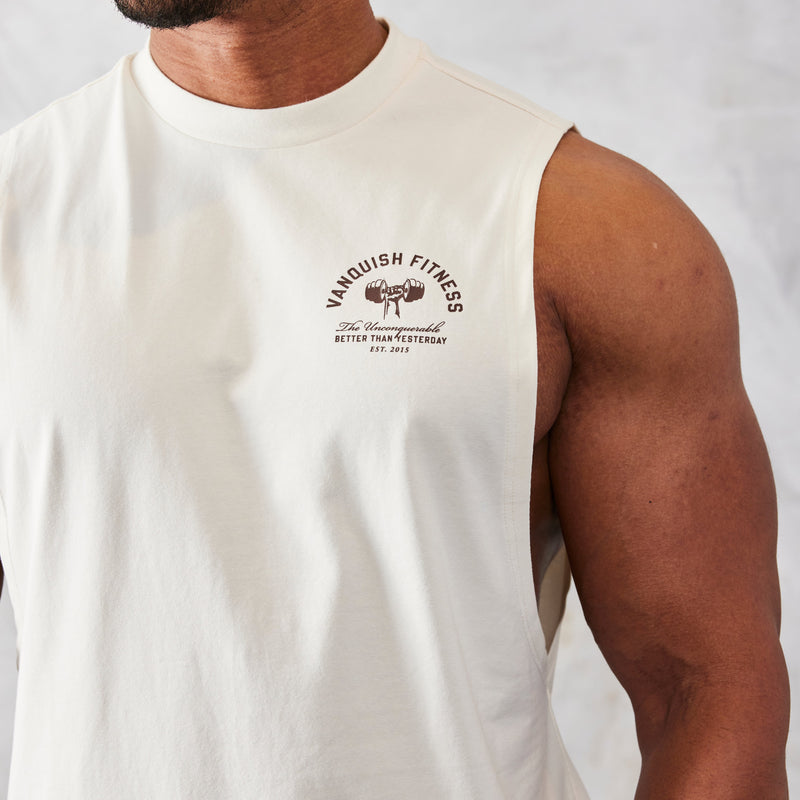 Vanquish TSP Vintage White Strength Sleeveless T Shirt 3枚目の画像