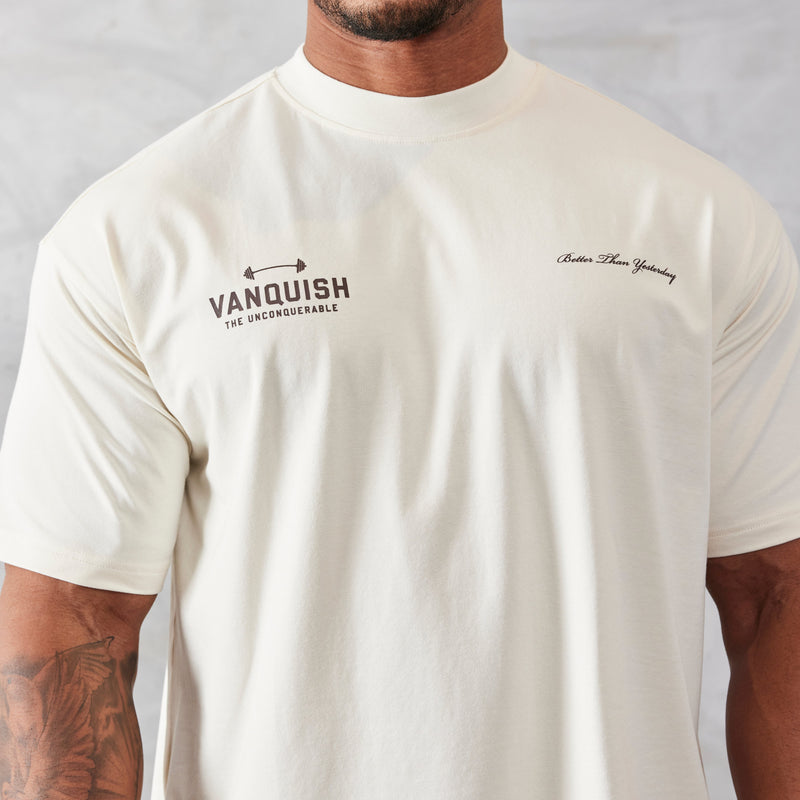 Vanquish Vintage White Unconquerable Oversized T Shirt 2枚目の画像