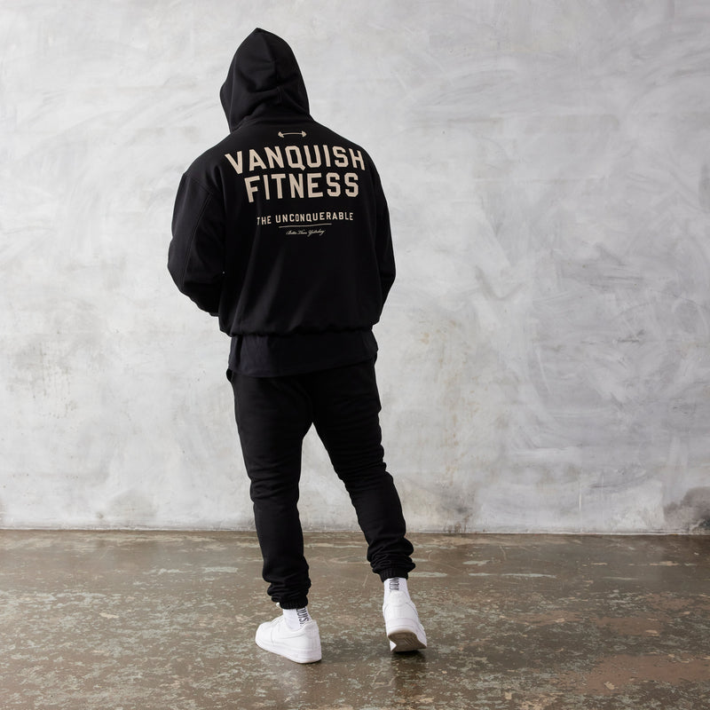 Vanquish Black Unconquerable Oversized Pullover Hoodie 3枚目の画像