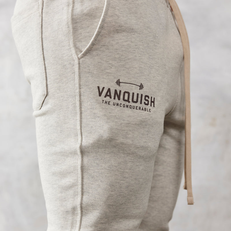Vanquish Oat Marl Unconquerable Tapered Sweatpants 3枚目の画像
