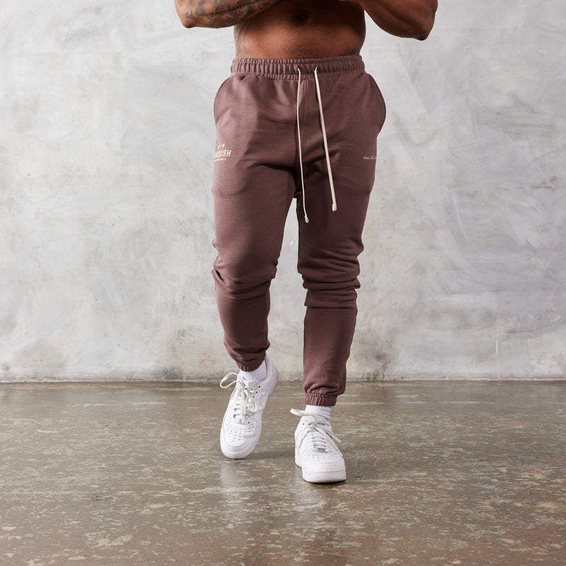 Vanquish Brown Unconquerable Tapered Sweatpants 2枚目の画像