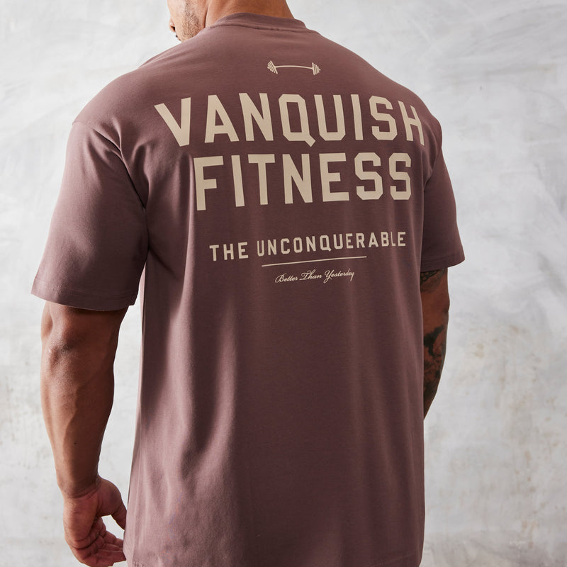 Vanquish Brown Unconquerable Oversized T Shirt 4枚目の画像