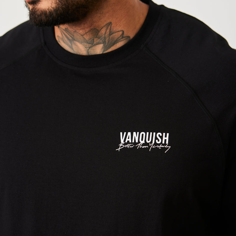 Vanquish BTY Black Oversized Raglan T Shirt 2枚目の画像