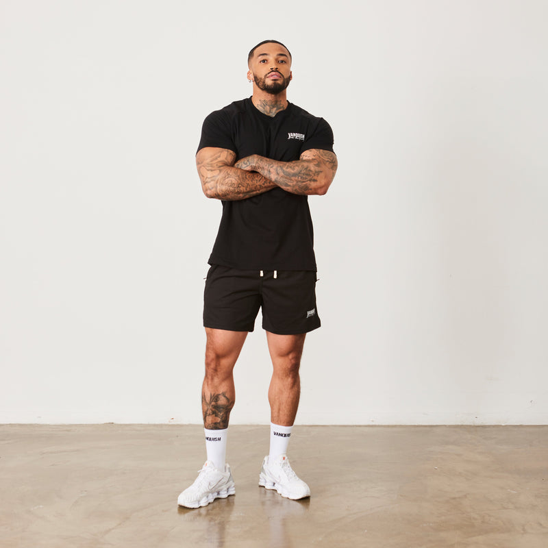 Vanquish BTY Black Slim Fit Raglan T Shirt 5枚目の画像