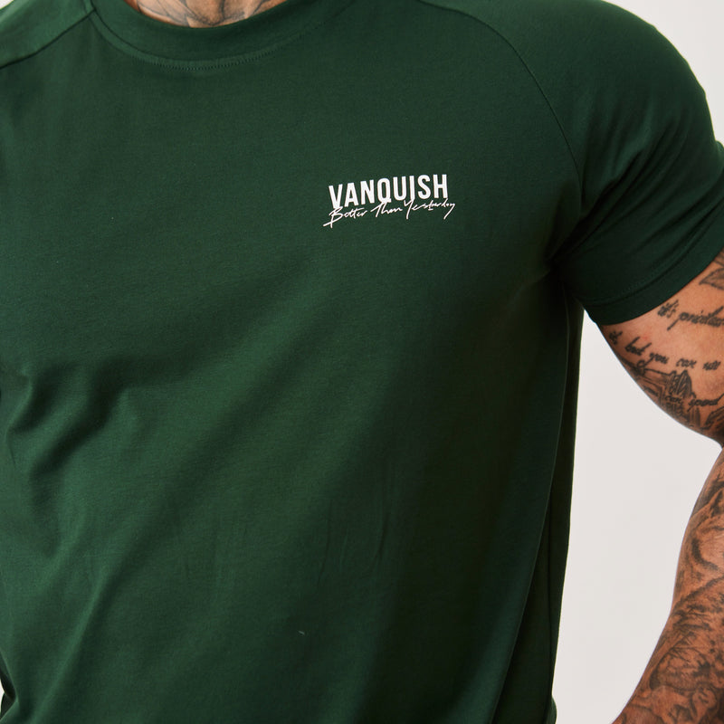 Vanquish BTY Palm Green Slim Fit Raglan T Shirt 2枚目の画像