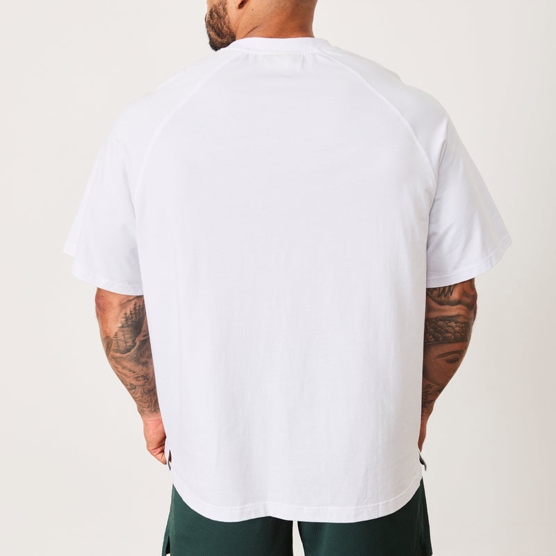 VANQUISH FITNESS BTYモデル ホワイト オーバーサイズ ラグラン Tシャツ 国内発送 4枚目の画像