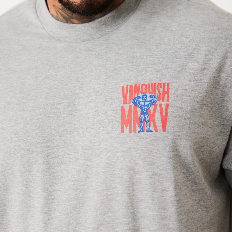 Vanquish TSP Grey Marl MMXV Oversized T Shirt 3枚目の画像