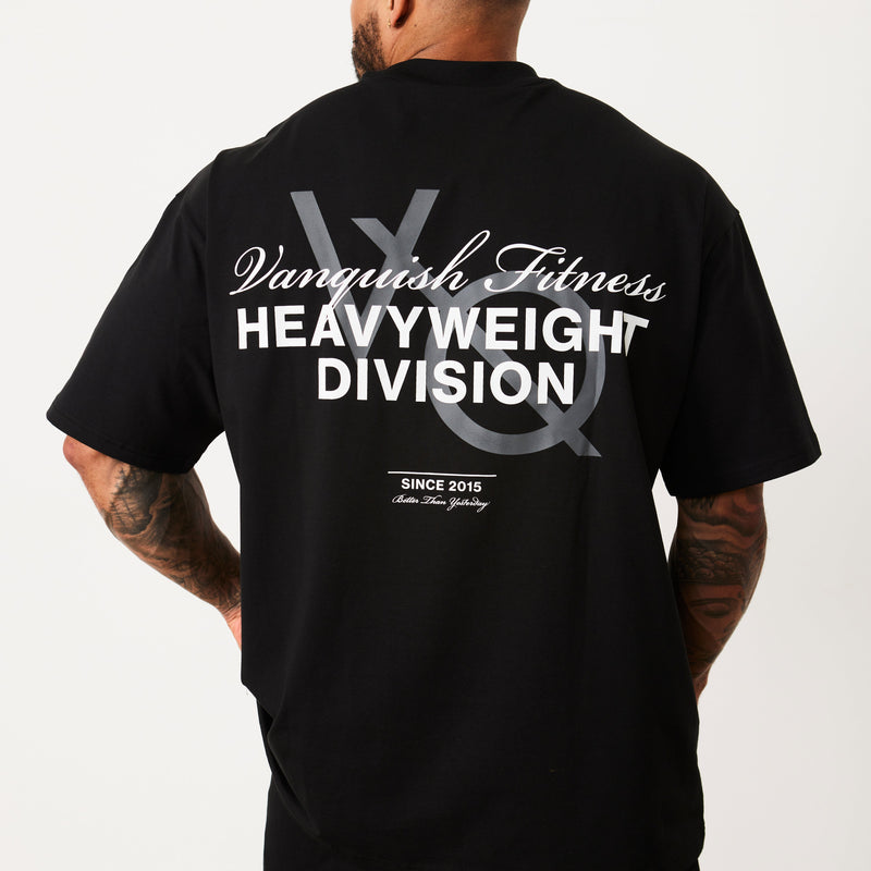 Vanquish TSP Black Heavyweight Division Oversized T Shirt 2枚目の画像
