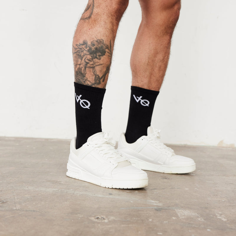 Vanquish Black VQ Logo Organic Socks 2枚目の画像